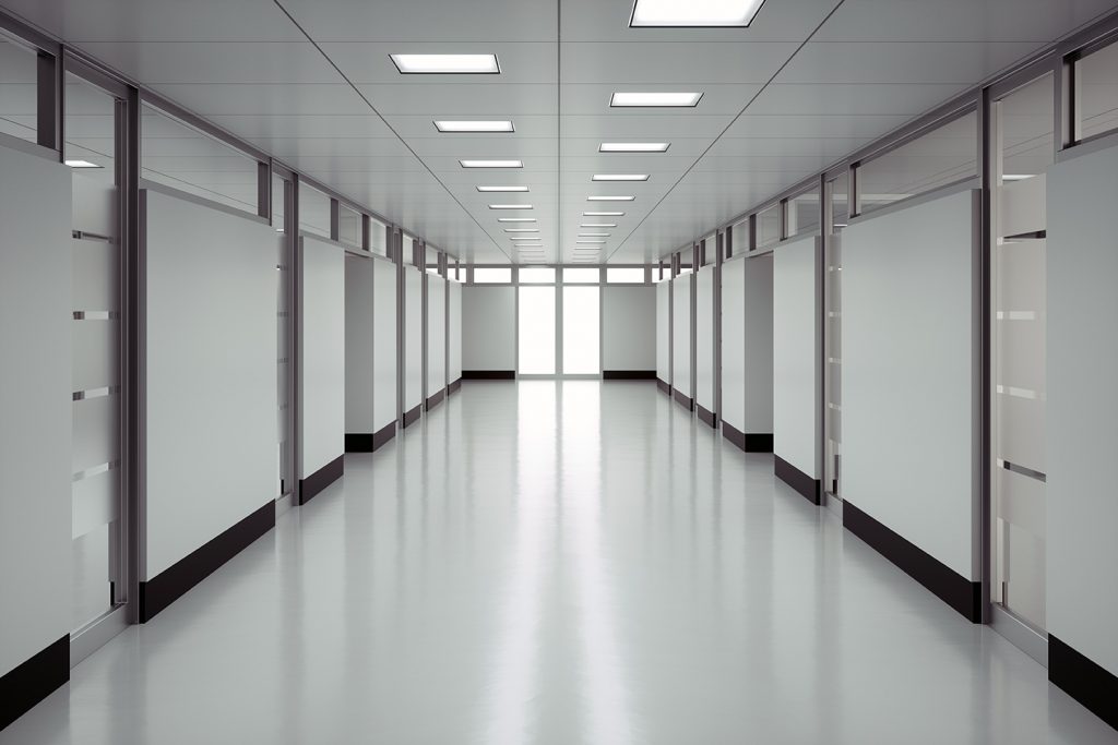 4-meter-wide non-directional sheet flooring without visible seams